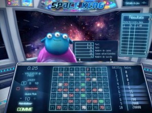 Jeu Space Keno - Logiciel Sherrif Gaming.