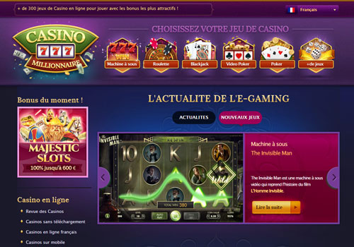 Site web Casino-Millionnaire.com