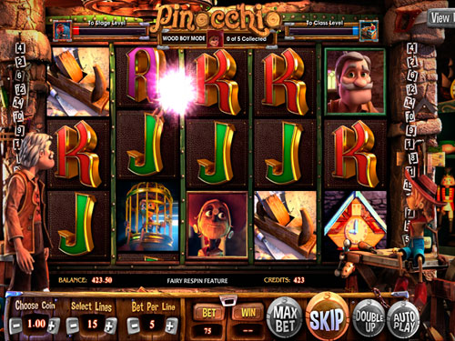 machine a sous pinocchio