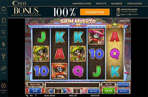 machine a sous chéri casino